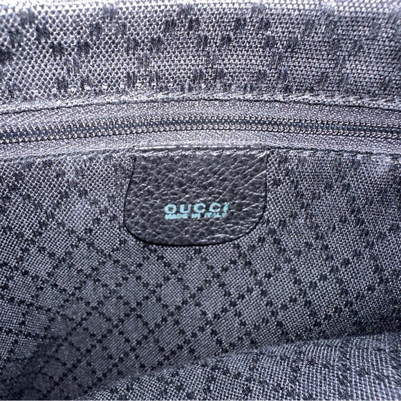 Authentic Vintage Gucci Diana Black Suede Bamboo Tote - Picture 14 of 16